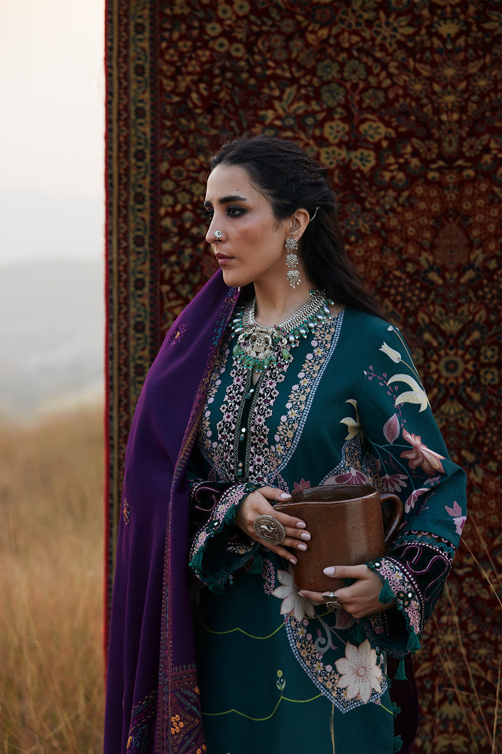 Saira Rizwan | Winter Khaddar 25 |SERENEH-SRW25-06 - by Libasekhas UK - Registered Vendor of : Saira Rizwan - 100% Original Designer Dress