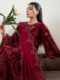 Faiza Faisal | Solene Luxury Velvets | ROUGE - by Libasekhas UK - Registered Vendor of : Faiza Faisal - 100% Original Designer Dress