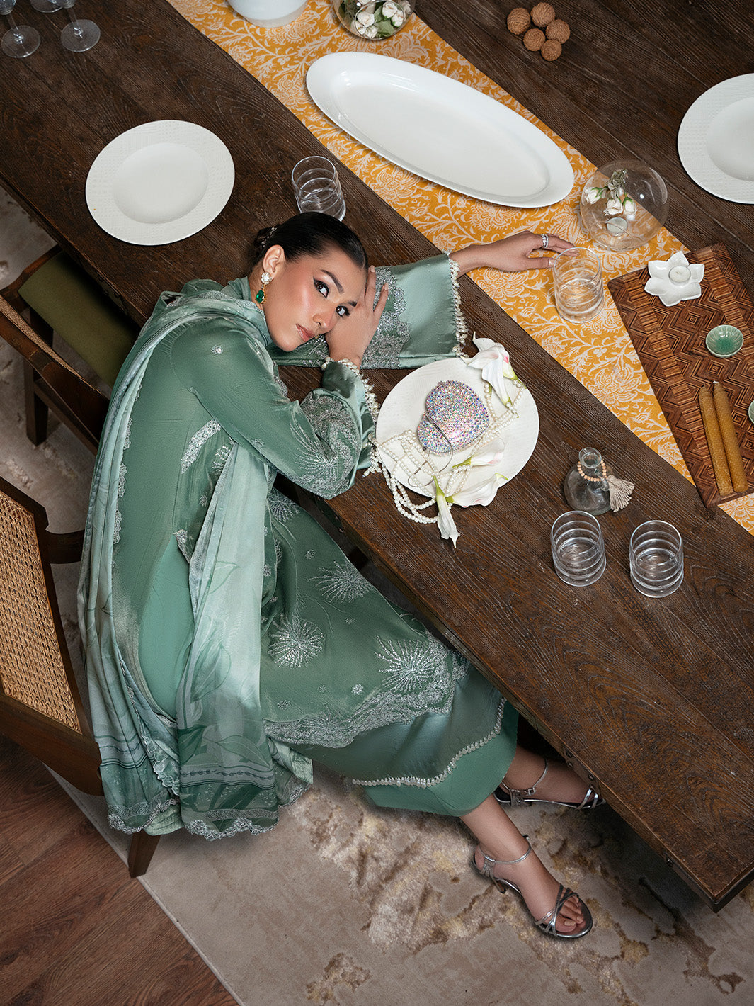 Faiza Faisal | Solene Luxury Velvets | AMARA - by Libasekhas UK - Registered Vendor of : Faiza Faisal - 100% Original Designer Dress