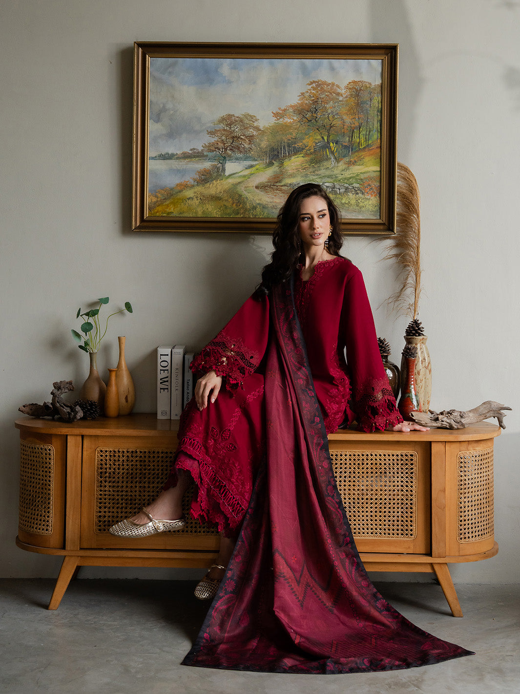 Faiza Faisal | Dastaan Khaddar 25 | ZIMAL - by Libasekhas UK - Registered Vendor of : Faiza Faisal - 100% Original Designer Dress