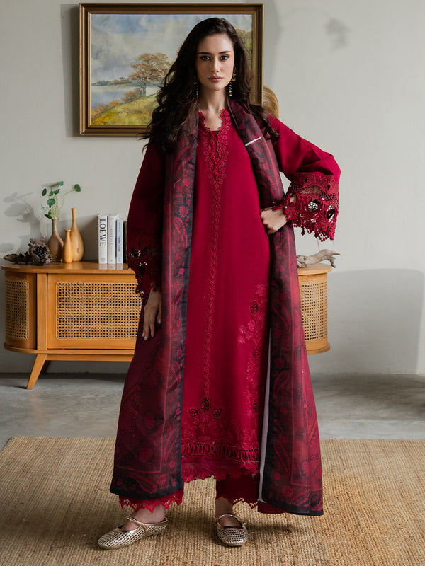 Faiza Faisal | Dastaan Khaddar 25 | ZIMAL - by Libasekhas UK - Registered Vendor of : Faiza Faisal - 100% Original Designer Dress