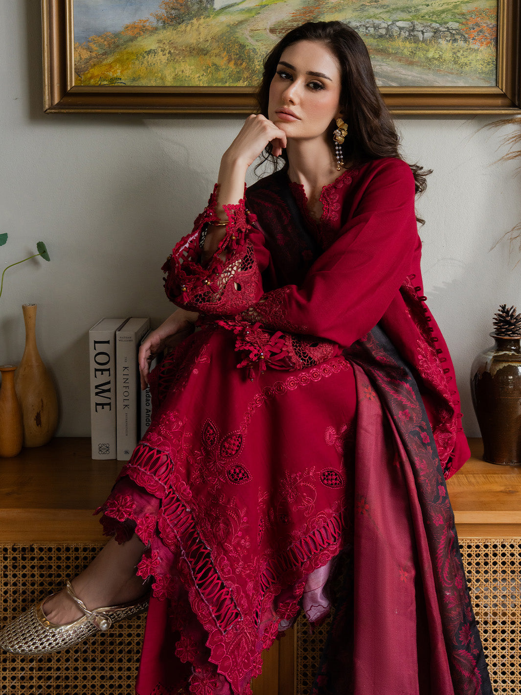 Faiza Faisal | Dastaan Khaddar 25 | ZIMAL - by Libasekhas UK - Registered Vendor of : Faiza Faisal - 100% Original Designer Dress