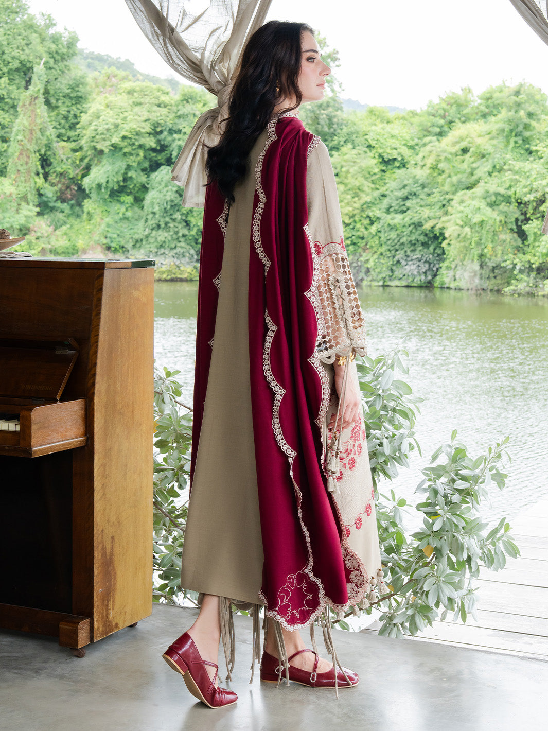 Faiza Faisal | Dastaan Khaddar 25 | AILEEN - by Libasekhas UK - Registered Vendor of : Faiza Faisal - 100% Original Designer Dress