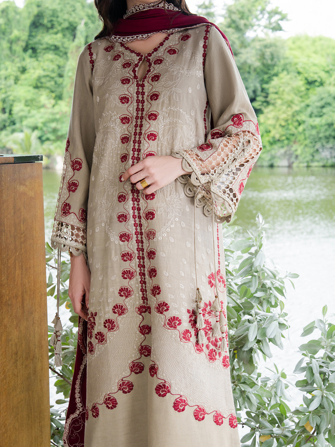Faiza Faisal | Dastaan Khaddar 25 | AILEEN - by Libasekhas UK - Registered Vendor of : Faiza Faisal - 100% Original Designer Dress