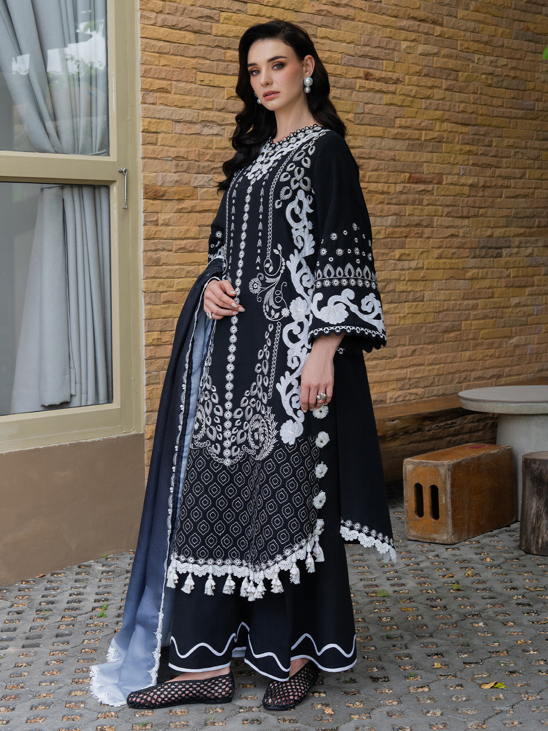Faiza Faisal | Dastaan Khaddar 25 | REHA - by Libasekhas UK - Registered Vendor of : Faiza Faisal - 100% Original Designer Dress
