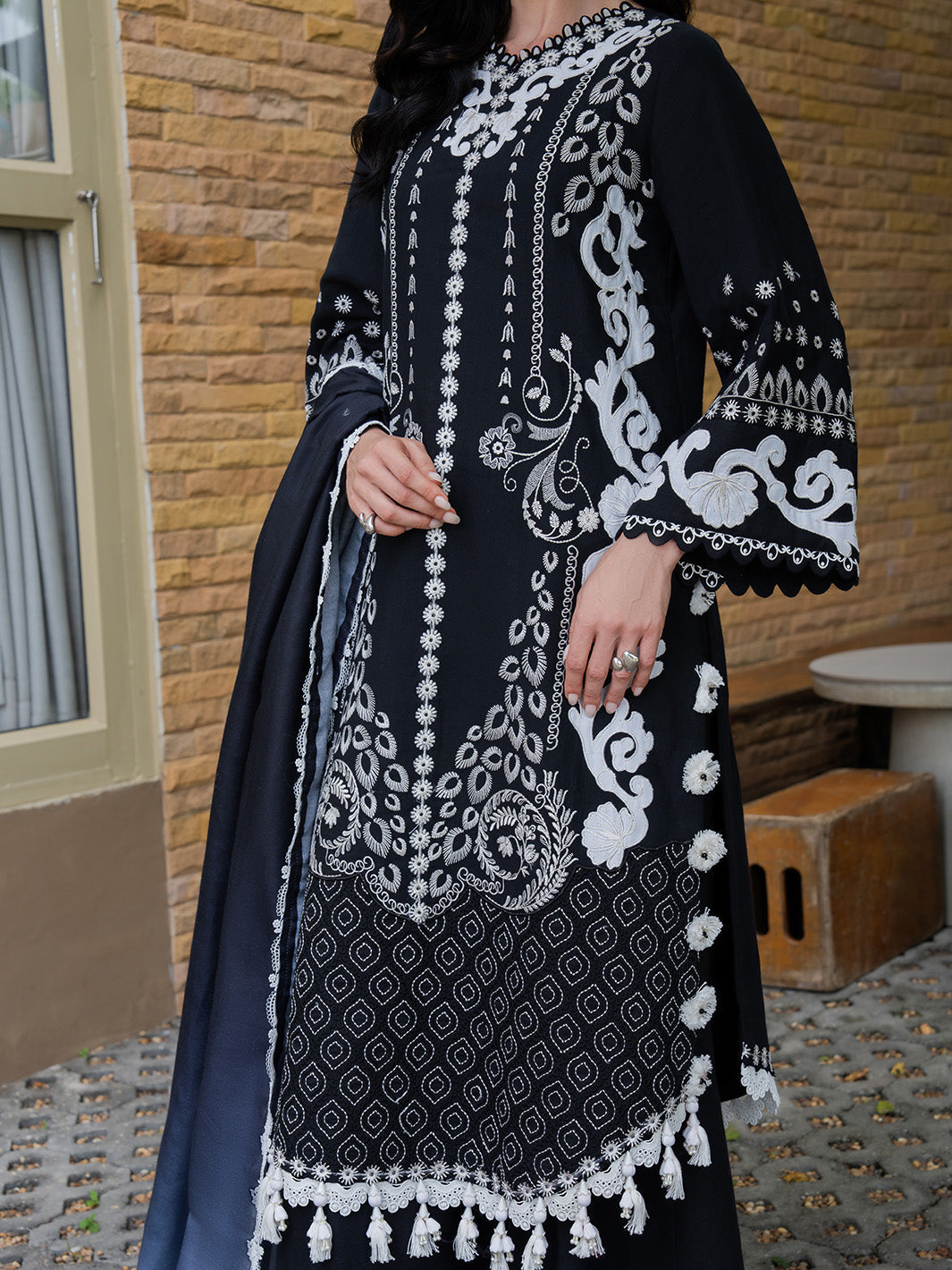 Faiza Faisal | Dastaan Khaddar 25 | REHA - by Libasekhas UK - Registered Vendor of : Faiza Faisal - 100% Original Designer Dress