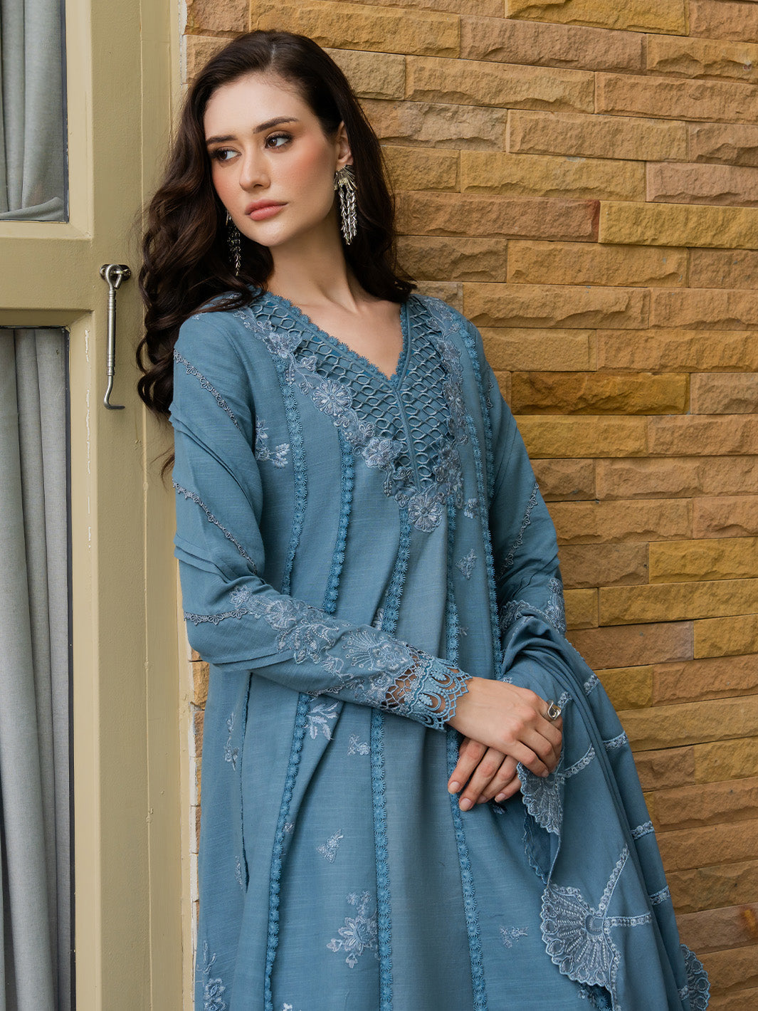Faiza Faisal | Dastaan Khaddar 25 | IMAAN - by Libasekhas UK - Registered Vendor of : Faiza Faisal - 100% Original Designer Dress