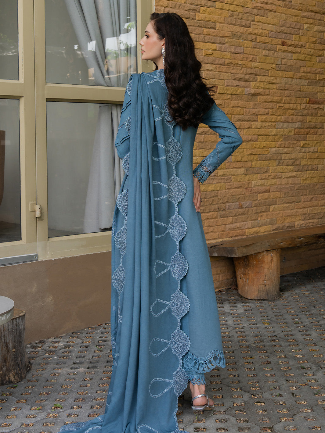 Faiza Faisal | Dastaan Khaddar 25 | IMAAN - by Libasekhas UK - Registered Vendor of : Faiza Faisal - 100% Original Designer Dress