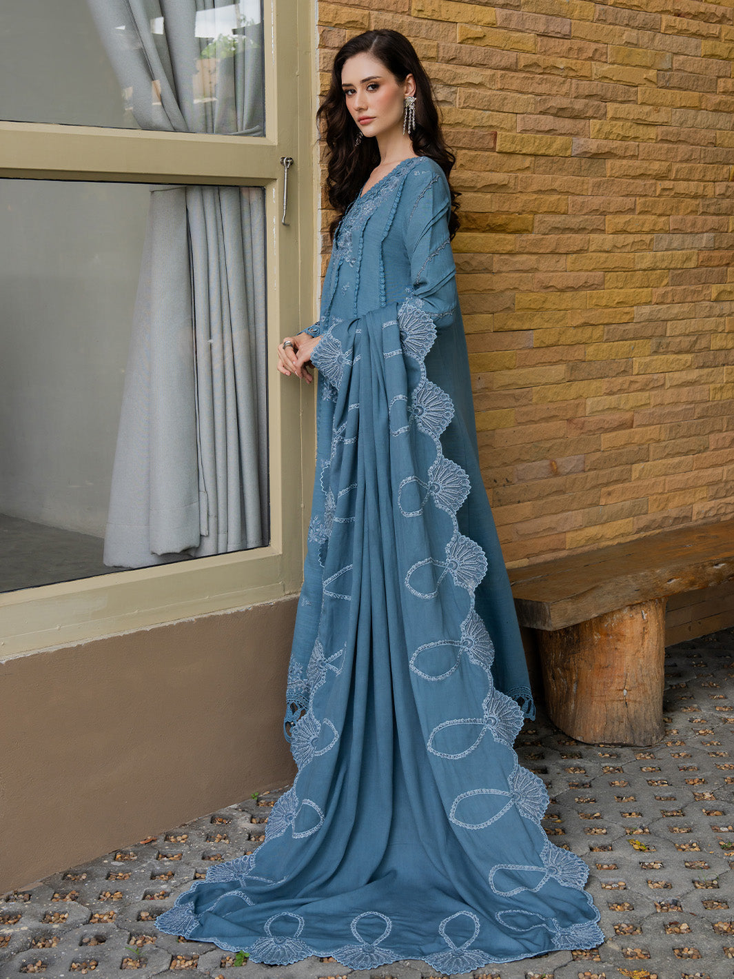 Faiza Faisal | Dastaan Khaddar 25 | IMAAN - by Libasekhas UK - Registered Vendor of : Faiza Faisal - 100% Original Designer Dress