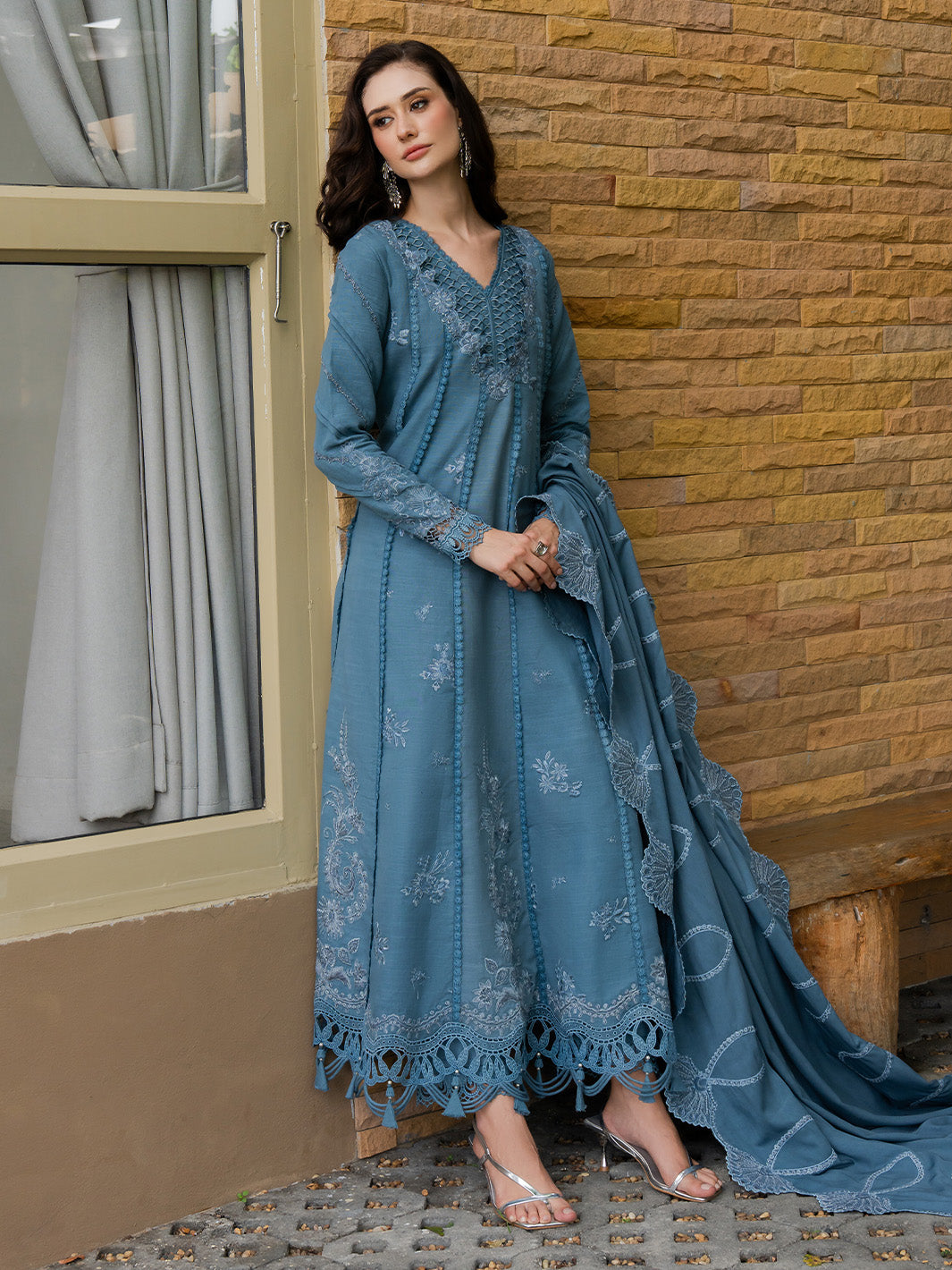Faiza Faisal | Dastaan Khaddar 25 | IMAAN - by Libasekhas UK - Registered Vendor of : Faiza Faisal - 100% Original Designer Dress