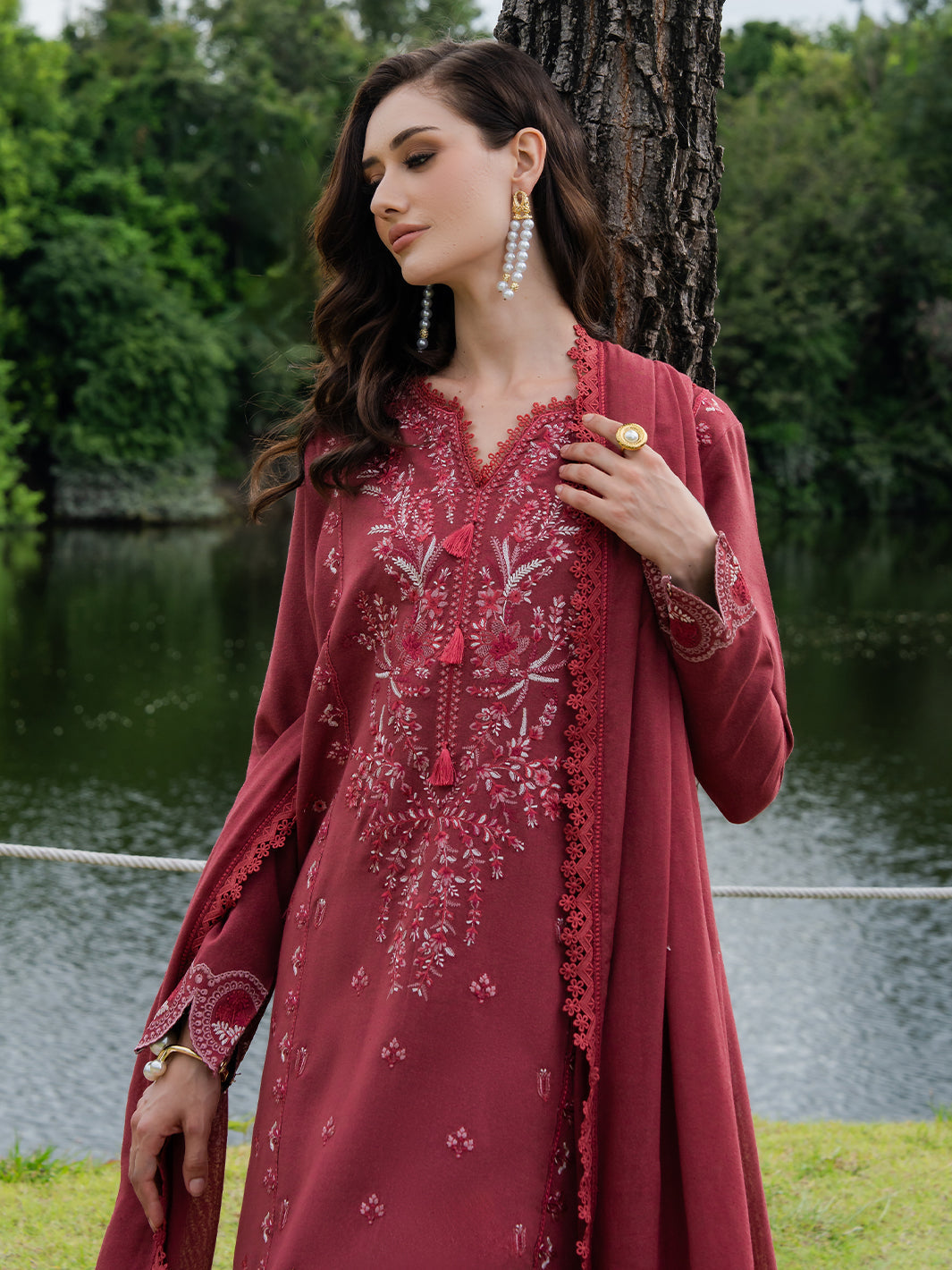 Faiza Faisal | Hoor Karandi | MAHROSE - by Libasekhas UK - Registered Vendor of : Faiza Faisal - 100% Original Designer Dress