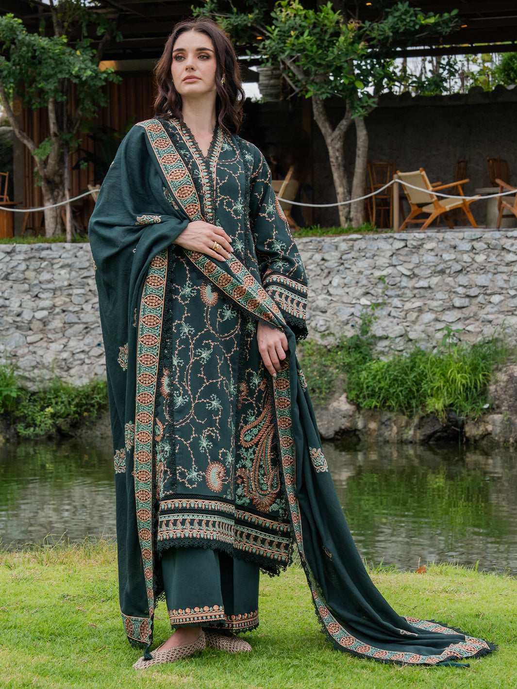 Faiza Faisal | Hoor Karandi | ZAREYA - by Libasekhas UK - Registered Vendor of : Faiza Faisal - 100% Original Designer Dress