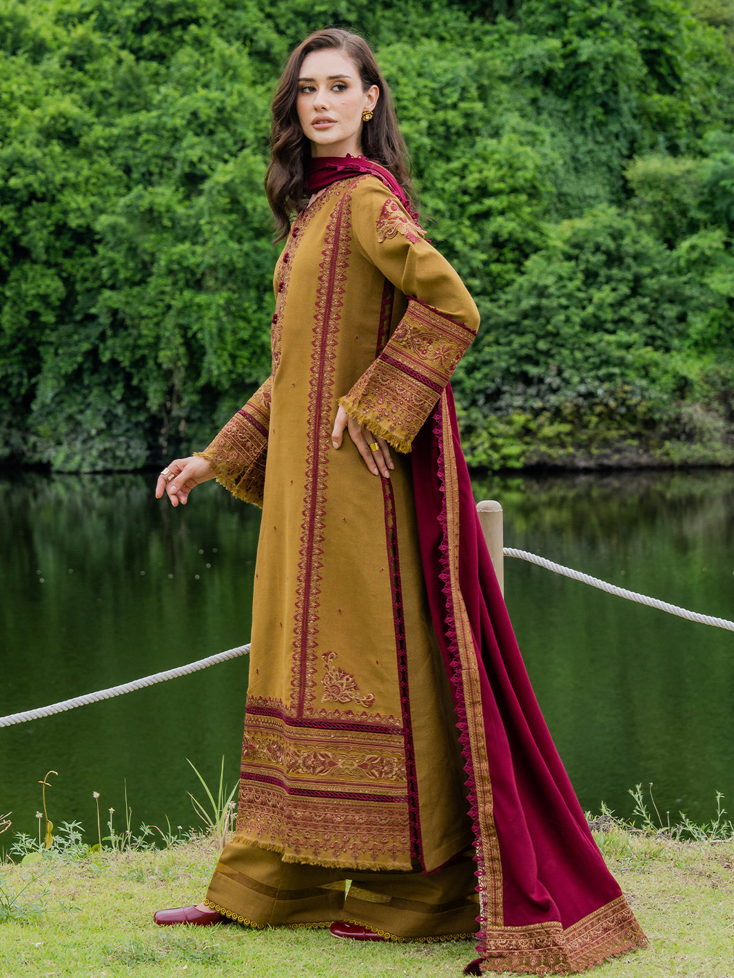Faiza Faisal | Hoor Karandi | AZIRA - by Libasekhas UK - Registered Vendor of : Faiza Faisal - 100% Original Designer Dress