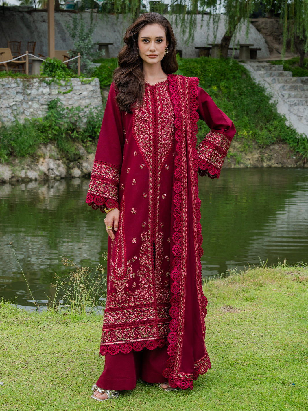 Faiza Faisal | Hoor Karandi | MAHIRA - by Libasekhas UK - Registered Vendor of : Faiza Faisal - 100% Original Designer Dress