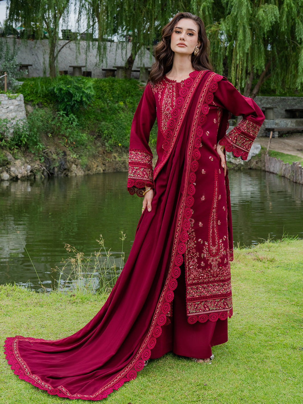 Faiza Faisal | Hoor Karandi | MAHIRA - by Libasekhas UK - Registered Vendor of : Faiza Faisal - 100% Original Designer Dress