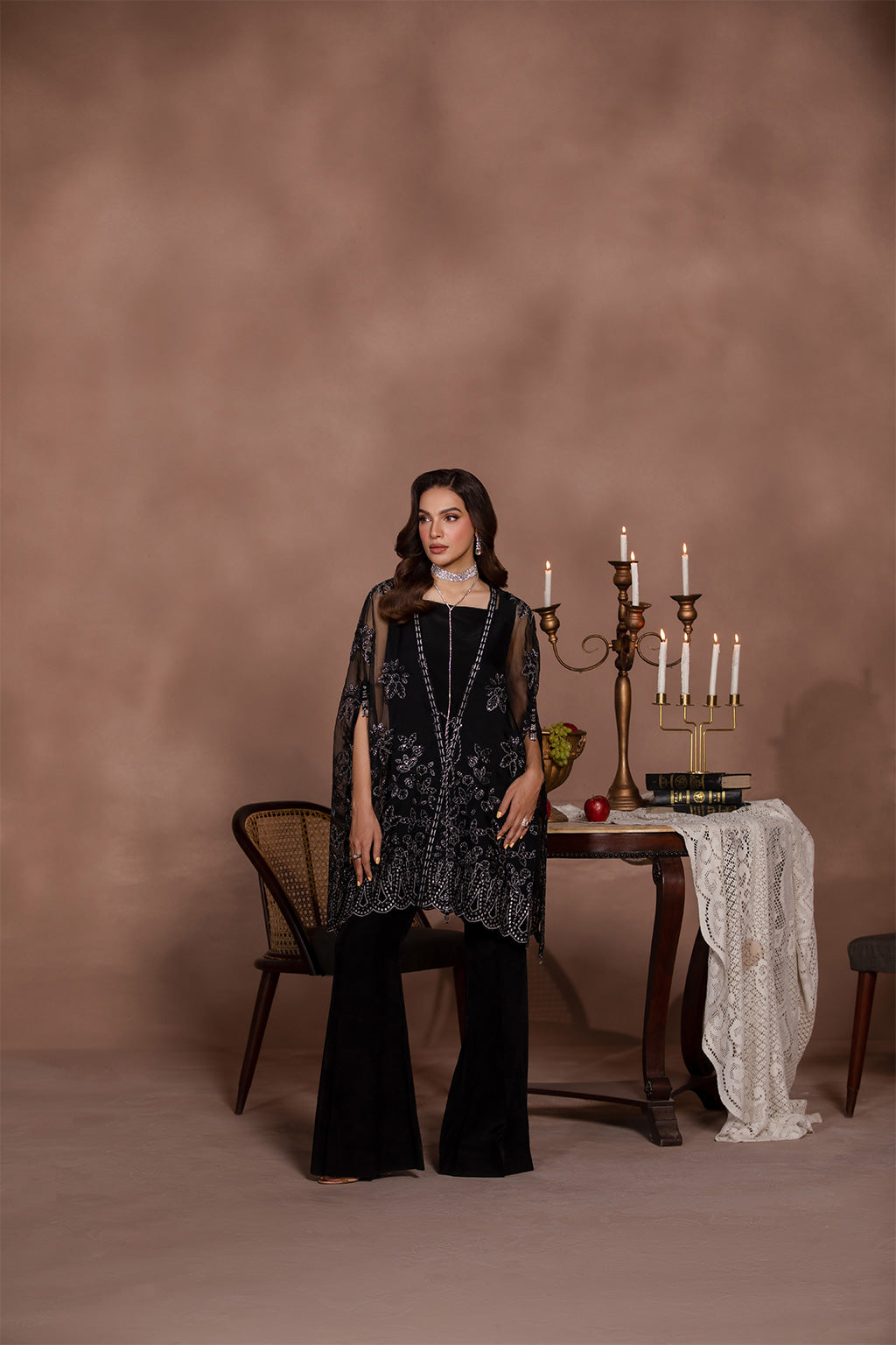 Flossie | Studio RTW | NERO - by - Libasekhas UK - Registered Vendor of : Flossie - 100% Original Designer Dresss