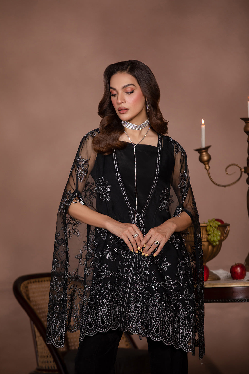 Flossie | Studio RTW | NERO - by - Libasekhas UK - Registered Vendor of : Flossie - 100% Original Designer Dresss