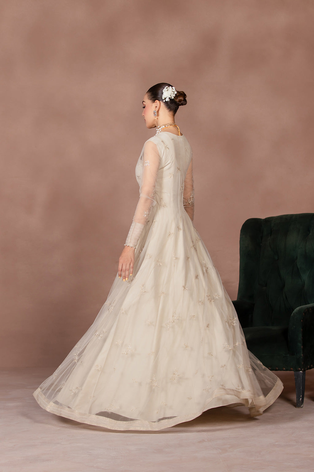 Flossie | Studio RTW | SALT CRYSTAL - by - Libasekhas UK - Registered Vendor of : Flossie - 100% Original Designer Dresss