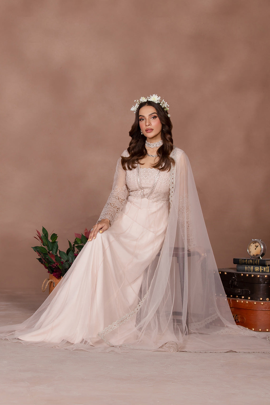 Flossie | Studio RTW | ROSE COLORED - by - Libasekhas UK - Registered Vendor of : Flossie - 100% Original Designer Dresss