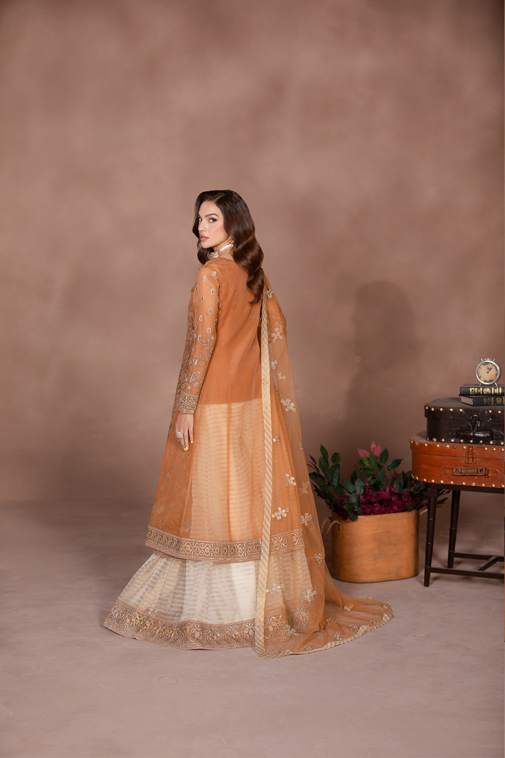 Flossie | Studio RTW | FAWN BROWN - by - Libasekhas UK - Registered Vendor of : Flossie - 100% Original Designer Dresss