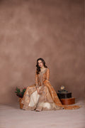 Flossie | Studio RTW | FAWN BROWN - by - Libasekhas UK - Registered Vendor of : Flossie - 100% Original Designer Dresss
