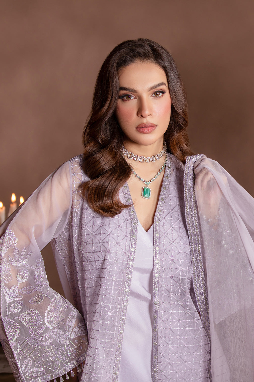 Flossie | Studio RTW | LILAC SNOW - by - Libasekhas UK - Registered Vendor of : Flossie - 100% Original Designer Dresss