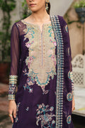 Maryum N Maria | Gulnaar Formals | 3 Piece Embroidered Chiffon POLINA - FSU5650 - by Libasekhas UK - Registered Vendor of : Maryum N Maria - 100% Original Designer Dress