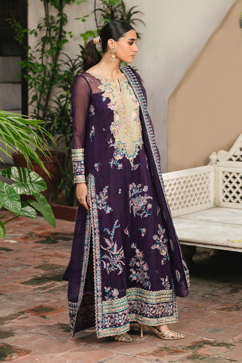 Maryum N Maria | Gulnaar Formals | 3 Piece Embroidered Chiffon POLINA - FSU5650 - by Libasekhas UK - Registered Vendor of : Maryum N Maria - 100% Original Designer Dress