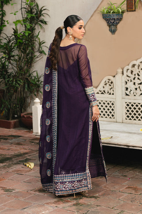 Maryum N Maria | Gulnaar Formals | 3 Piece Embroidered Chiffon POLINA - FSU5650 - by Libasekhas UK - Registered Vendor of : Maryum N Maria - 100% Original Designer Dress