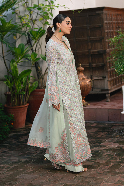 Maryum N Maria | Gulnaar Formals | 3 Piece Embroidered Chiffon TATIANA - FSU5652 - by Libasekhas UK - Registered Vendor of : Maryum N Maria - 100% Original Designer Dress