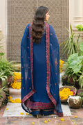 Maryum N Maria | Gulnaar Formals | 3 Piece Embroidered Chiffon ROKSANA - FSU5653 - by Libasekhas UK - Registered Vendor of : Maryum N Maria - 100% Original Designer Dress