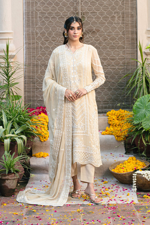 Maryum N Maria | Gulnaar Formals | 3 Piece Embroidered Chiffon ANASTASIA - FSU5655 - by Libasekhas UK - Registered Vendor of : Maryum N Maria - 100% Original Designer Dress