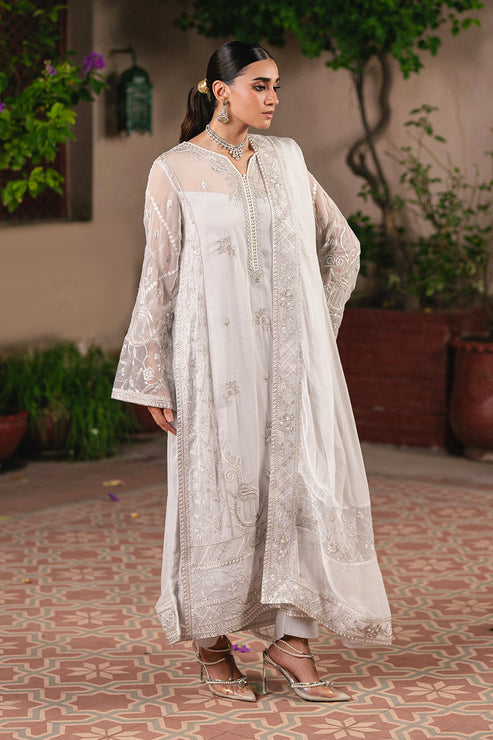 Maryum N Maria | Gulnaar Formals | 3 Piece Embroidered Chiffon FAINA - FSU5656 - by Libasekhas UK - Registered Vendor of : Maryum N Maria - 100% Original Designer Dress