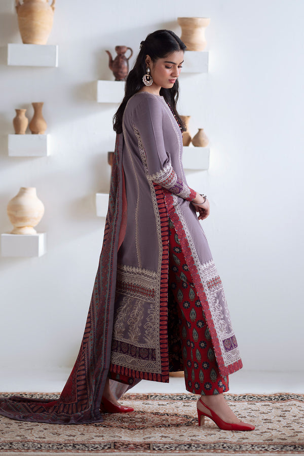 Maryum N Maria | Noore Winters 25 | Khaddar ZALAAN - FSU5672 - by Libasekhas UK - Registered Vendor of : Maryum N Maria - 100% Original Designer Dress