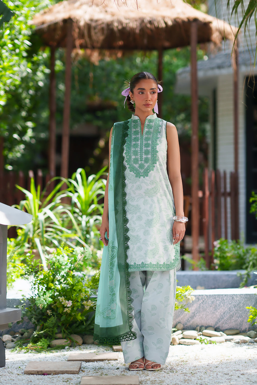 Saira Rizwan | Laanem SS 26 | ZAREEN-B-SRL26-06 - by Libasekhas UK - Registered Vendor of : Saira Rizwan - 100% Original Designer Dress