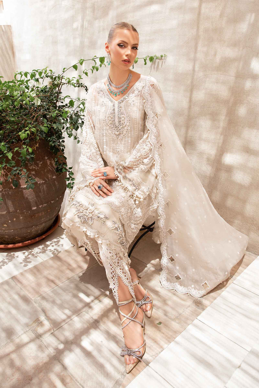 Maria B | Bridal Formals | Pearla - by - Libasekhas UK - Registered Vendor of : Maria B - 100% Original Designer Dresss