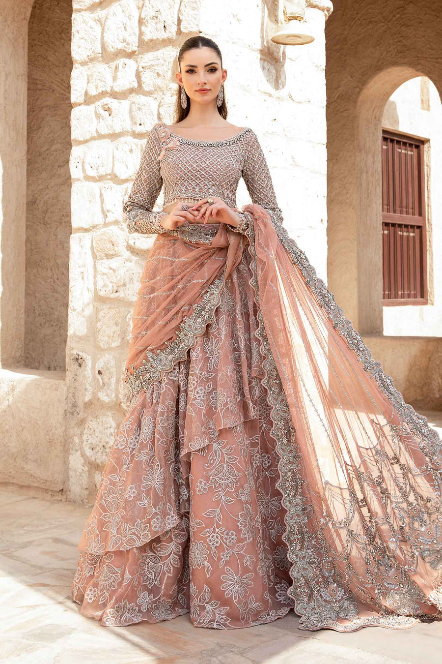 Maria B | Bridal Formals | Wosr - by - Libasekhas UK - Registered Vendor of : Maria B - 100% Original Designer Dresss