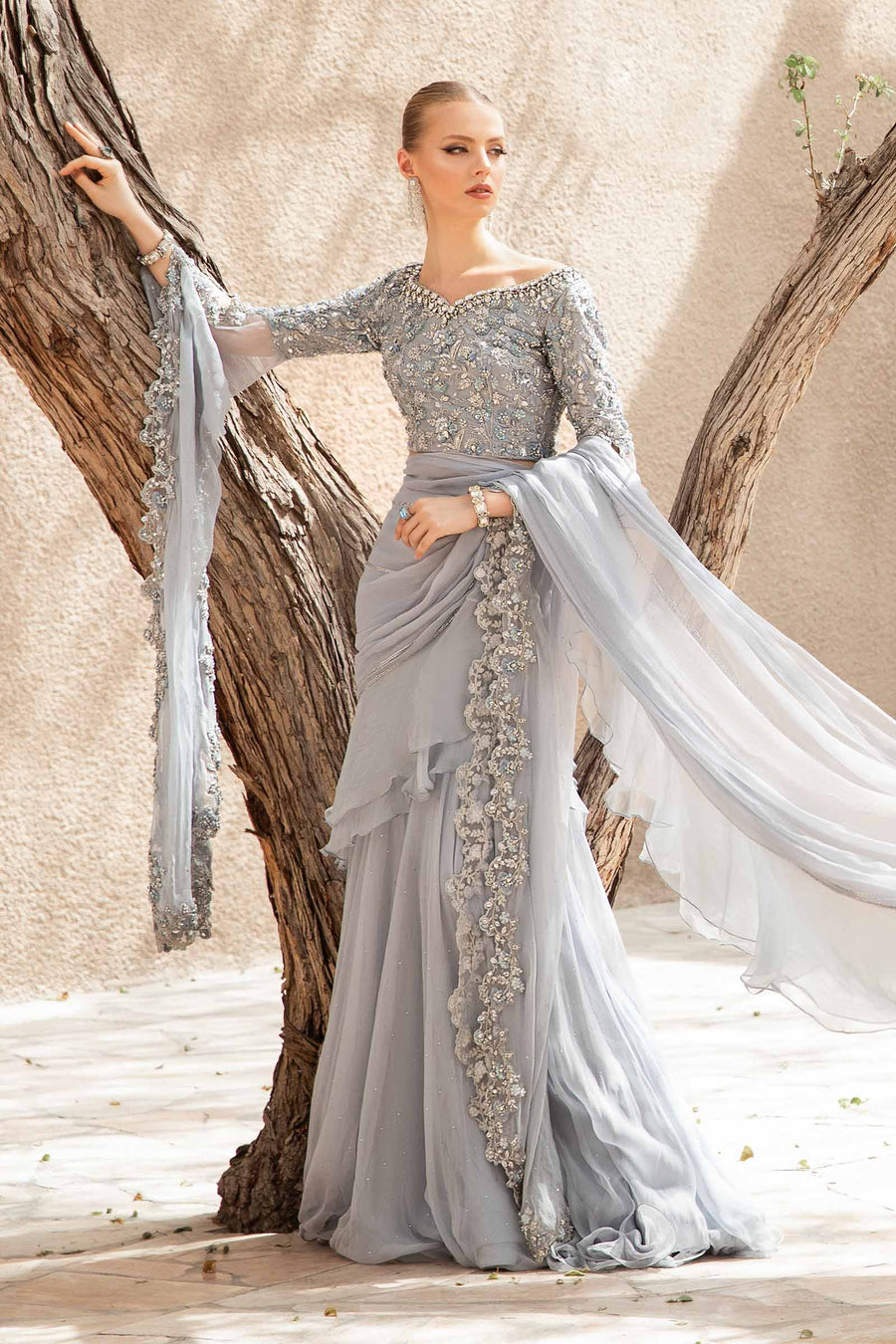 Maria B | Bridal Formals | Freya - by - Libasekhas UK - Registered Vendor of : Maria B - 100% Original Designer Dresss