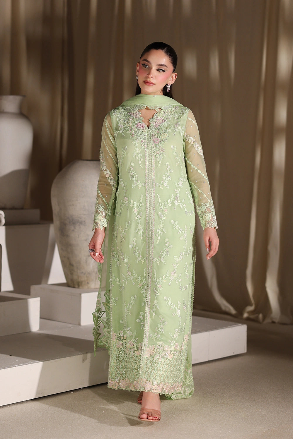 Azure | Azure Luxe | Fairy Fern - by Libasekhas UK - Registered Vendor of : Azure - 100% Original Designer Dress