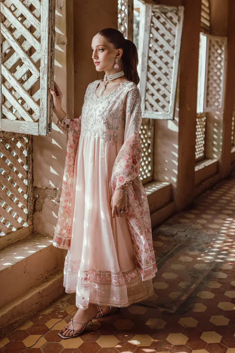 Azure | Embroidered Formals | Fairy Charm - by - Libasekhas UK - Registered Vendor of : Azure - 100% Original Designer Dresss