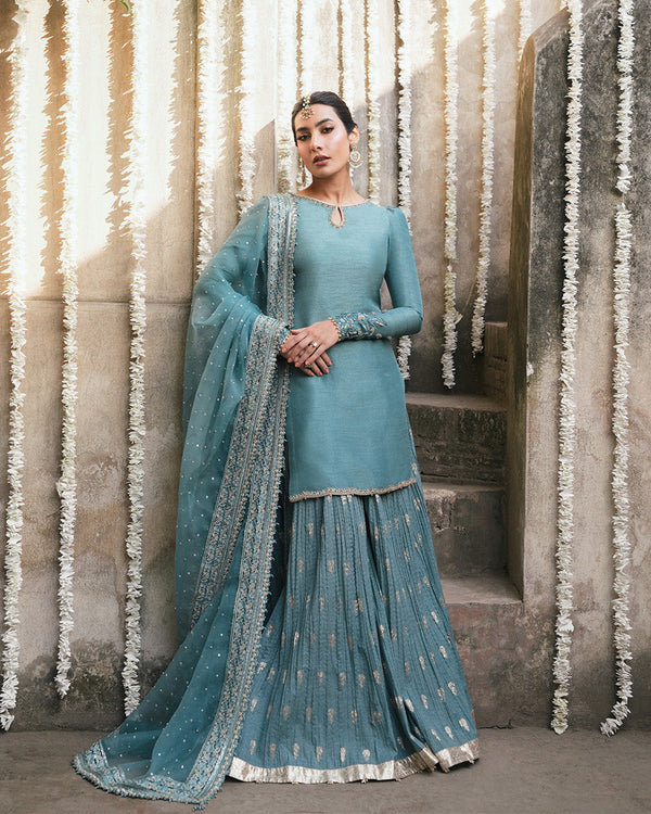 Faiza Saqlain | Zimmal Formals | Tisha - by - Libasekhas UK - Registered Vendor of : Faiza Saqlain - 100% Original Designer Dresss