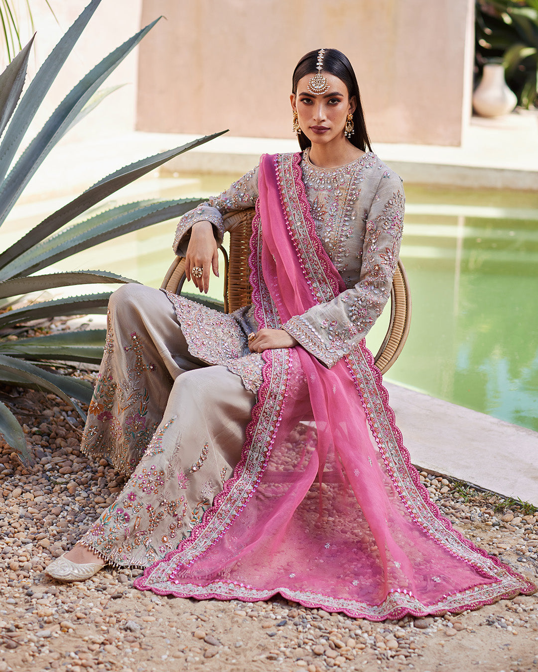 Faiza Saqlain | Aurnia Spring Festive Edit 24 | Rosaline - by - Libasekhas UK - Registered Vendor of : Faiza Saqlain - 100% Original Designer Dresss