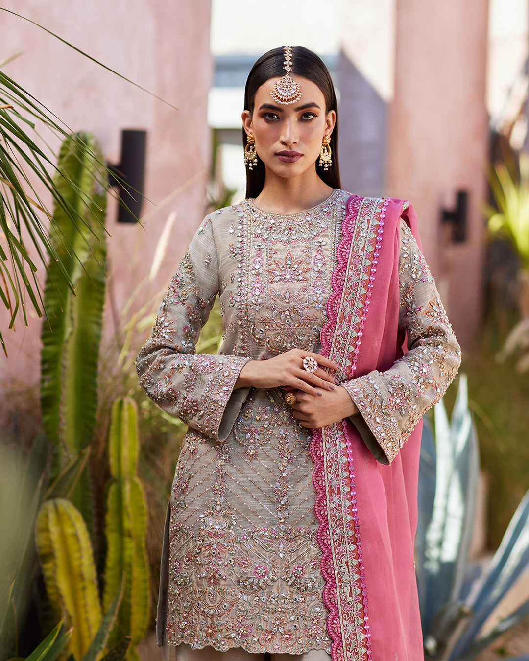 Faiza Saqlain | Aurnia Spring Festive Edit 24 | Rosaline - by - Libasekhas UK - Registered Vendor of : Faiza Saqlain - 100% Original Designer Dresss