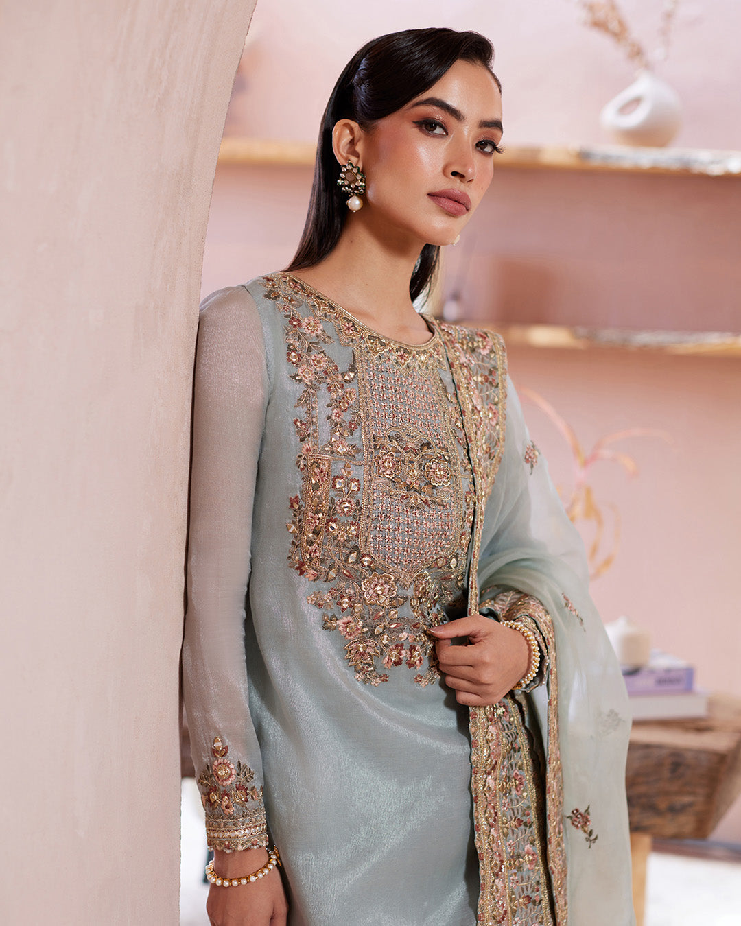 Faiza Saqlain | Aurnia Spring Festive Edit 24 | Zaafia - by - Libasekhas UK - Registered Vendor of : Faiza Saqlain - 100% Original Designer Dresss