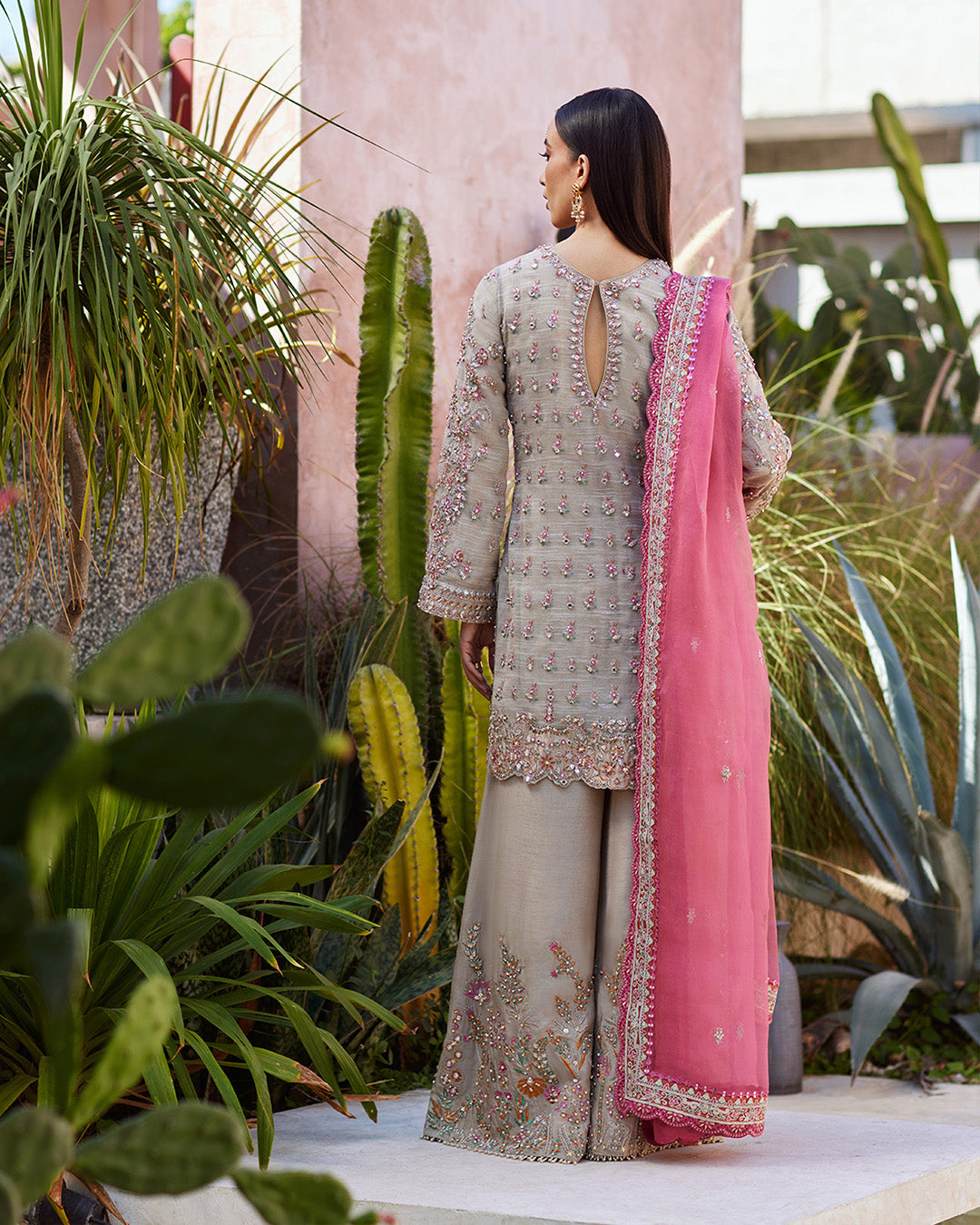 Faiza Saqlain | Aurnia Spring Festive Edit 24 | Rosaline - by - Libasekhas UK - Registered Vendor of : Faiza Saqlain - 100% Original Designer Dresss