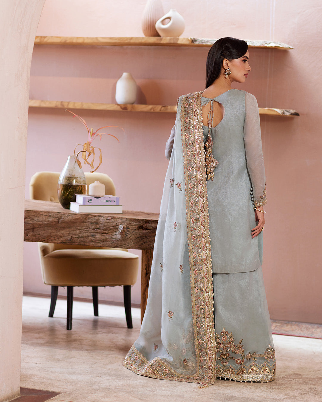 Faiza Saqlain | Aurnia Spring Festive Edit 24 | Zaafia - by - Libasekhas UK - Registered Vendor of : Faiza Saqlain - 100% Original Designer Dresss