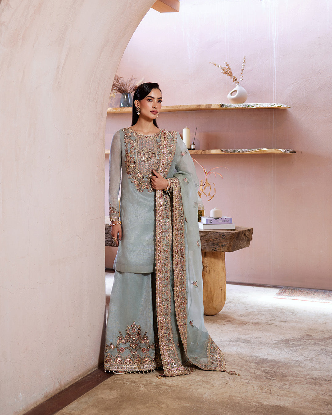 Faiza Saqlain | Aurnia Spring Festive Edit 24 | Zaafia - by - Libasekhas UK - Registered Vendor of : Faiza Saqlain - 100% Original Designer Dresss