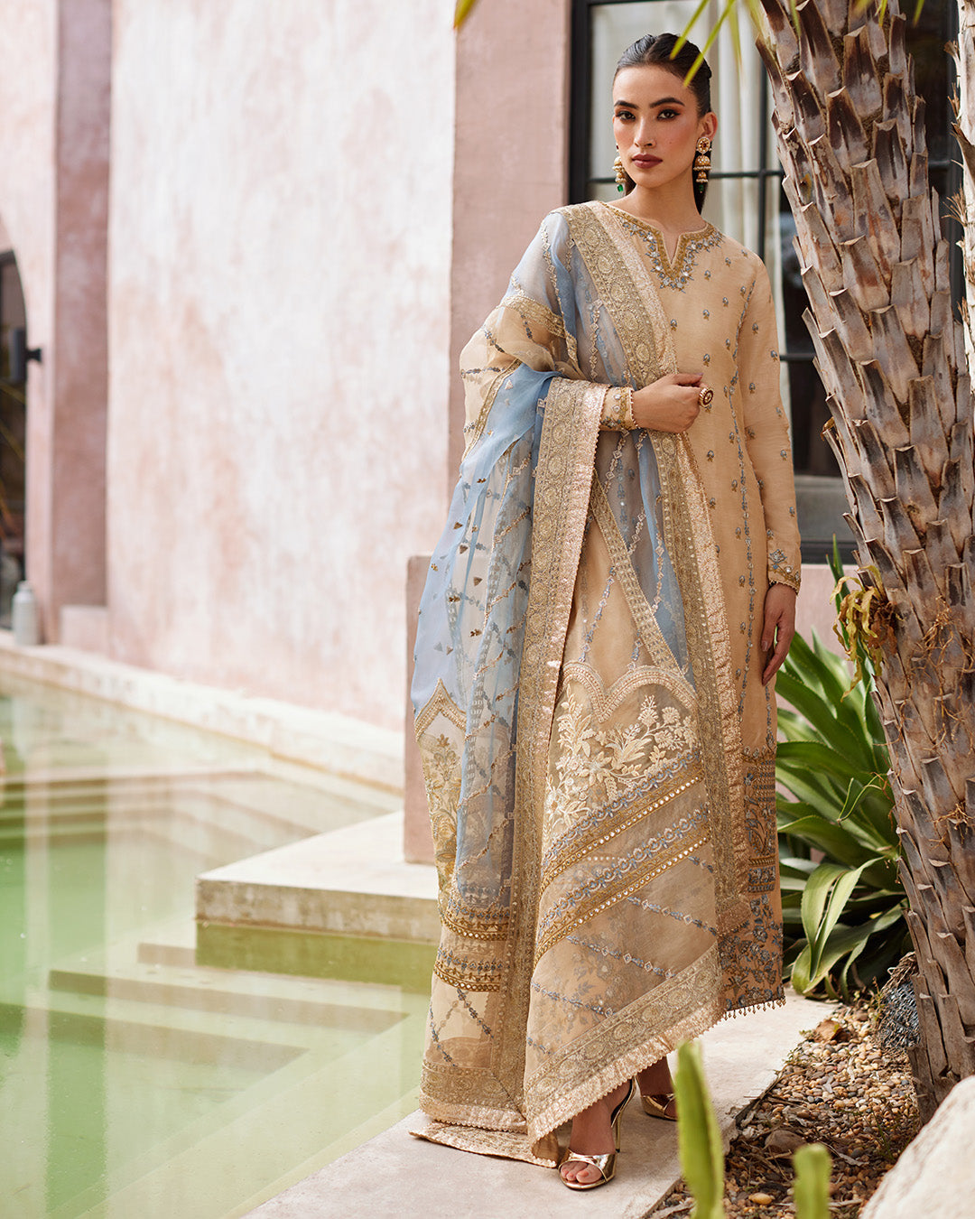 Faiza Saqlain | Aurnia Spring Festive Edit 24 | Yelena - by - Libasekhas UK - Registered Vendor of : Faiza Saqlain - 100% Original Designer Dresss