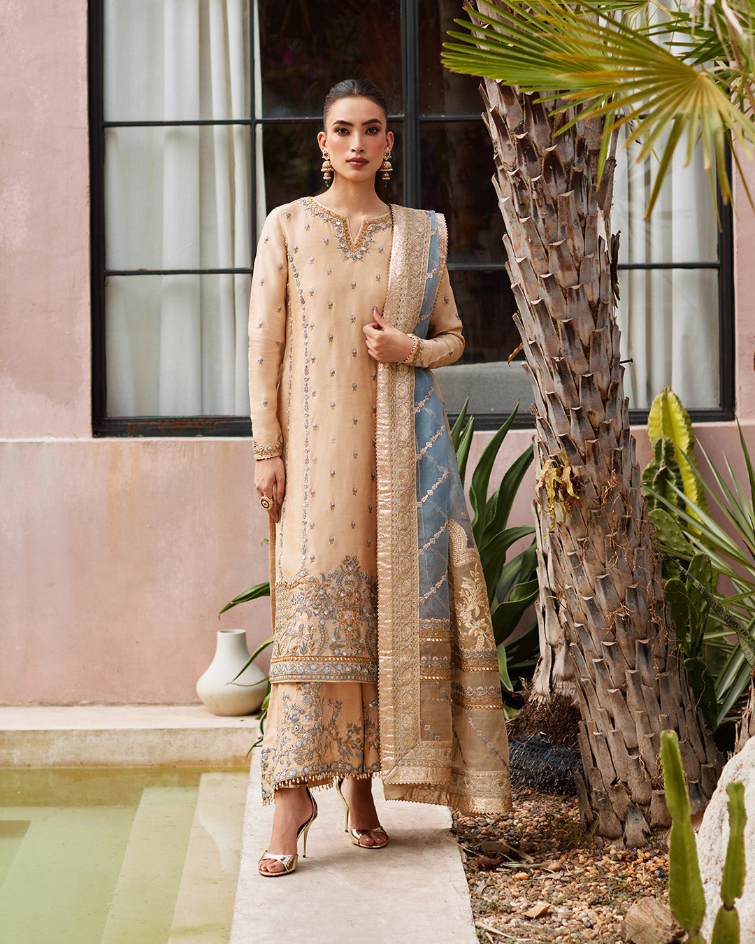 Faiza Saqlain | Aurnia Spring Festive Edit 24 | Yelena - by - Libasekhas UK - Registered Vendor of : Faiza Saqlain - 100% Original Designer Dresss
