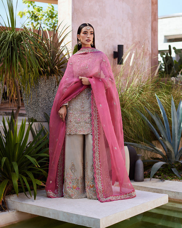 Faiza Saqlain | Aurnia Spring Festive Edit 24 | Rosaline - by - Libasekhas UK - Registered Vendor of : Faiza Saqlain - 100% Original Designer Dresss